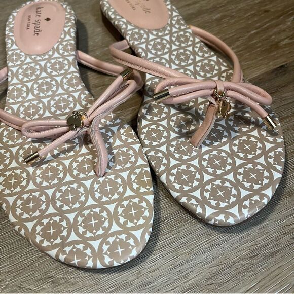 Kate Spade Pink Bow Sandals - Picture 2 of 6